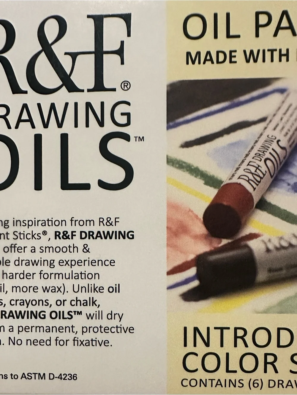R&F Drawing Oils Introductory Set of 6 - Brand New